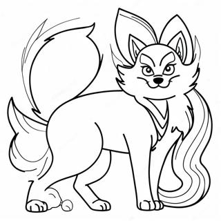 Kurama The Nine Tails Fox Coloring Page 12268-10213