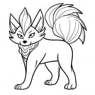 Kurama The Nine Tails Fox Coloring Page 12268-10215