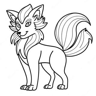 Kurama The Nine Tails Fox Coloring Page 12268-10216