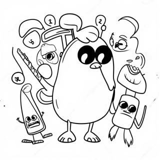 Regular Show Coloring Pages