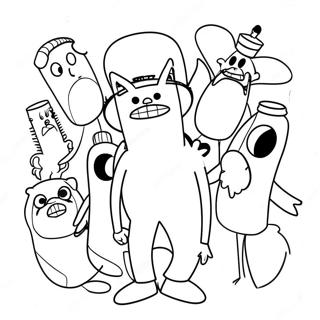 Regular Show Coloring Page 12277-10043