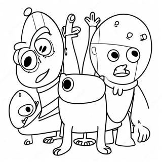 Regular Show Coloring Page 12277-10044