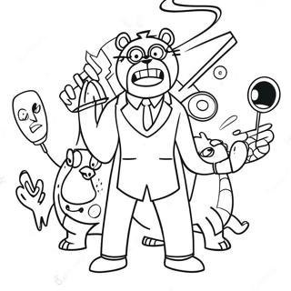 Regular Show Coloring Page 12277-10217