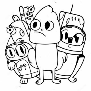 Regular Show Coloring Page 12277-10218