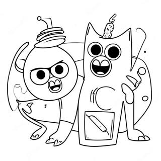 Regular Show Coloring Page 12277-10219