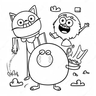 Regular Show Coloring Page 12277-10220