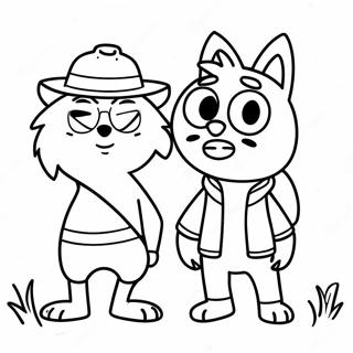 Mordecai And Rigby Adventure Coloring Page 12278-10224