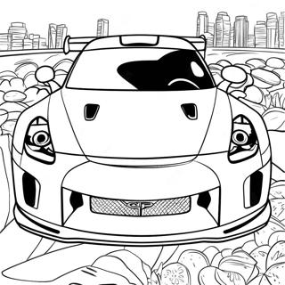 Gtr Coloring Pages