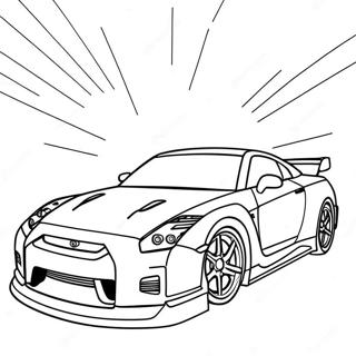 Gtr Sports Car Coloring Page 12287-10050