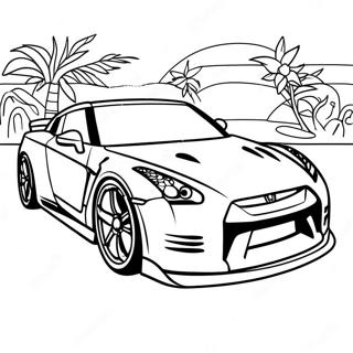 Gtr Sports Car Coloring Page 12287-10052