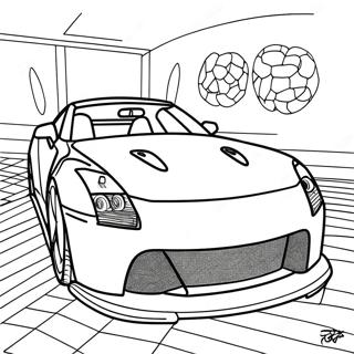 Gtr Sports Car Coloring Page 12287-10225