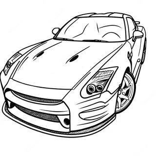 Gtr Sports Car Coloring Page 12287-10226