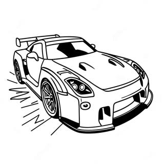 Gtr Racing Action Coloring Page 12288-10054