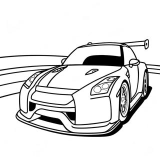 Gtr Racing Action Coloring Page 12288-10055