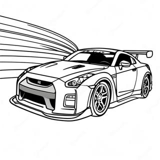 Gtr Racing Action Coloring Page 12288-10229