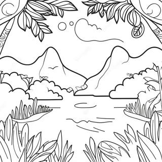 Calming Nature Therapy Coloring Page 12308-10071