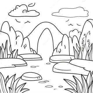 Calming Nature Therapy Coloring Page 12308-10072