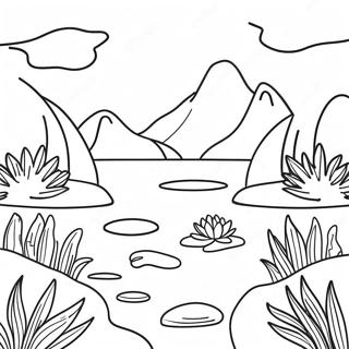 Calming Nature Therapy Coloring Page 12308-10248