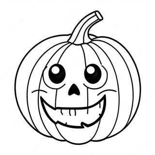 Scary Pumpkin Coloring Pages