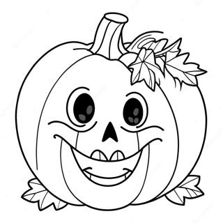 Scary Pumpkin Coloring Page 12317-10249