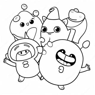 Oddbods Coloring Page 12327-10083