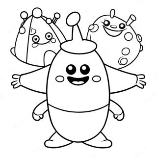 Oddbods Coloring Page 12327-10258