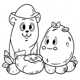 Chip And Potato Coloring Page 12347-10100