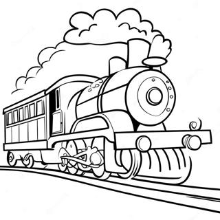 Colorful Toy Train Coloring Page 12358-10109