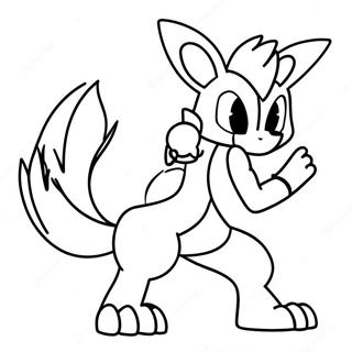 Lucario Coloring Page 12367-10289