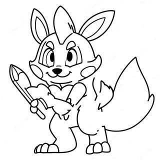 Lucario Coloring Page 12367-10291