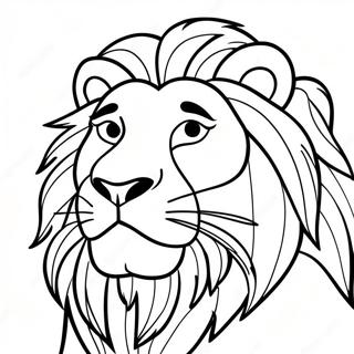 Mufasa Lion King Coloring Page 12377-10124