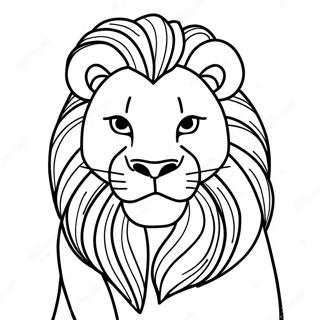 Majestic Mufasa In The Pride Lands Coloring Page 12378-10304