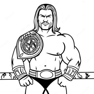 Wwe Coloring Page 12387-10306