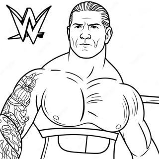 Wwe Coloring Page 12387-10308