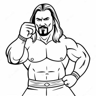 Wwe Superstars In Action Coloring Page 12388-10310