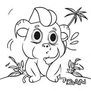 Bam Bam Coloring Page 12397-10316