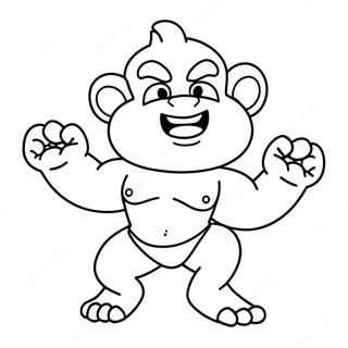 Bam Bam In Action Coloring Page 12398-10319