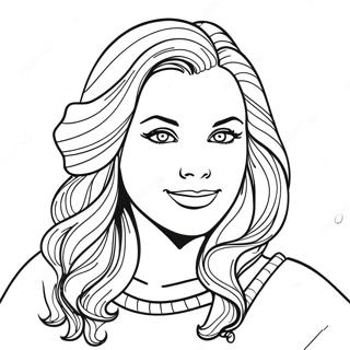 Megan Coloring Pages