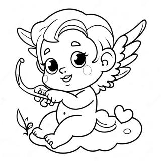 Cupid Coloring Page 12417-10330