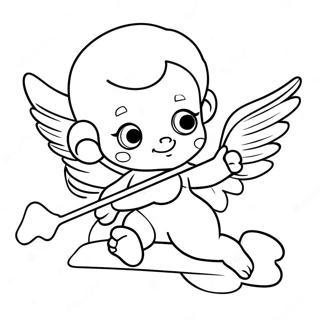 Cupid Coloring Page 12417-10332