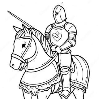 Knight Coloring Page 1241-992