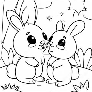 Sunny Bunnies Shiny Coloring Page 12427-10339