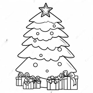 Hard Christmas Tree Coloring Page 12467-10370