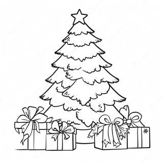 Hard Christmas Tree Coloring Page 12467-10372