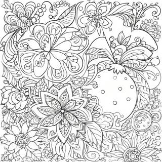 Intricate Christmas Ornament Coloring Page 12468-10373