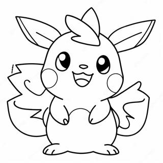 Pokemon Valentines Coloring Page 12477-10379