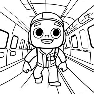 Subway Surfers Coloring Pages