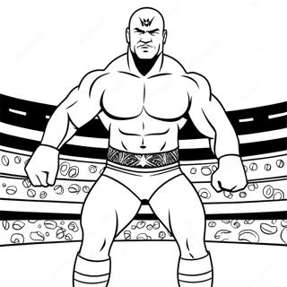 Wwe Coloring Page 12507-10404