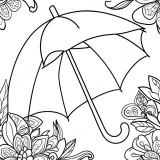 Umbrella Coloring Page 12517-10411