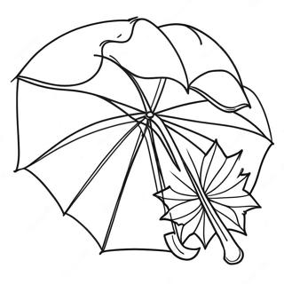 Umbrella Coloring Page 12517-10412